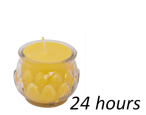 24 hrs Butter Lamp 酥油烛 (100pcs/box)